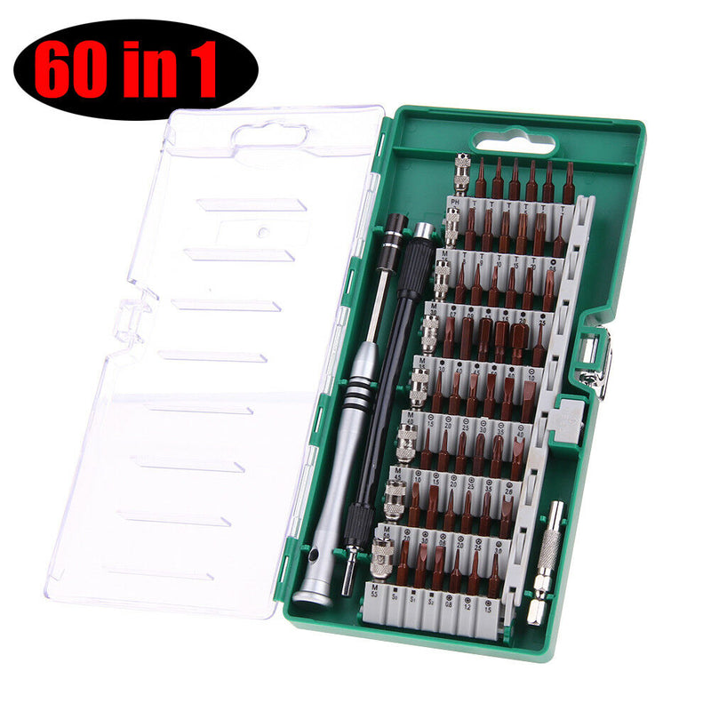 60 in 1 Precision Magnetic Screwdriver Repair Tool Screw Driver Set Kit Phone PC