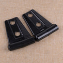 2pcs Black ABS Engine Hood Hinge Cover Trim fit for Jeep Wrangler JK 2007-2018