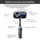 Bc49Aq Bluetooth Car Charger Wireless Car Kit Mp3 Player Lcd Display Hands  A3L8