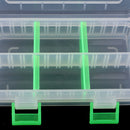 ABS 6 Compartments Fishing Tackle Box Accessories Lures Baits Storage Case