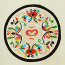 Cup coaster china embroidery cups mat silk cloth pattern home decor giftaccessXP