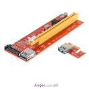 15Pin USB 3.0 PCI-E Express 1x to 16x Extender Riser Adapter Mining Card