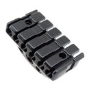 Electric Guitar Bridge 6 Strings Locking Nut Headless Suspension Black 42mm