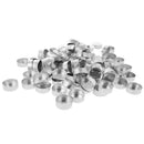 100x Mini Aluminum Tea Light Tins Empty Case Containers for Candle Making