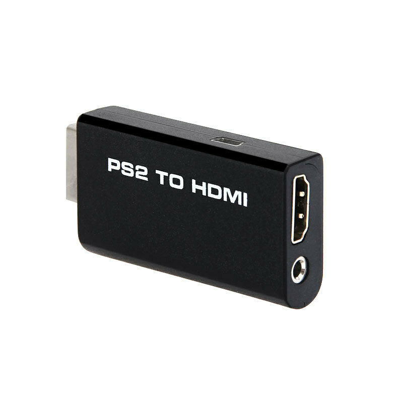 PS2 to HDMI Audio Video Converter Adapter w/ 3.5mm Audio Output HDTV Monitor