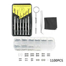 Eyeglass Repair Kit,Eyeglasses Sunglasses Repair Kit With 1100 Pcs Glasses HFV