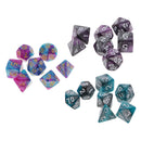 21PCS Double Color 7-die Dice 16mm fit DND MTG RPG Board Games Toys Supplies
