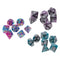 21PCS Double Color 7-die Dice 16mm fit DND MTG RPG Board Games Toys Supplies