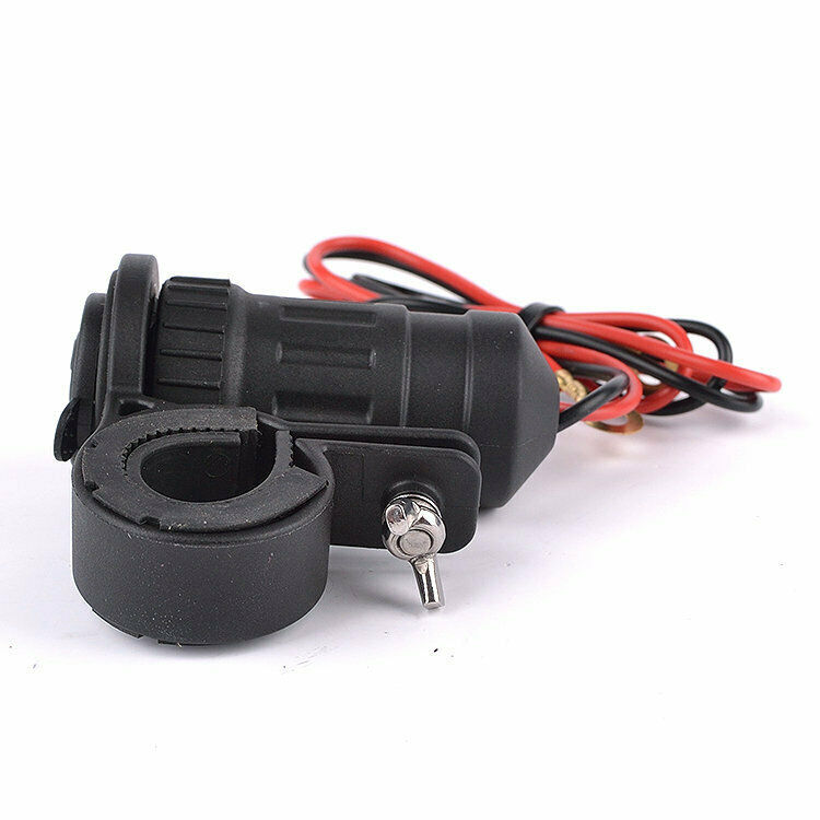 240W 12V 24V Motorcycle Handle Bar Cigarette Lighter Socket Waterproof Cover