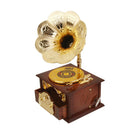 Retro Gramophone Pattern Music Box Music Boxes Music Box Jewelry Box