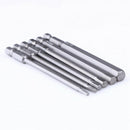 6Pcs 100Mm Length 1/4 Inch Hex Screwdriver Bit Set Shank Magnetic Hexagon H C2X5