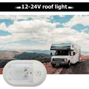 12-24V 24 LED Dome Light Interior Ceiling Lamp w/Independent Switch Boat Yacht