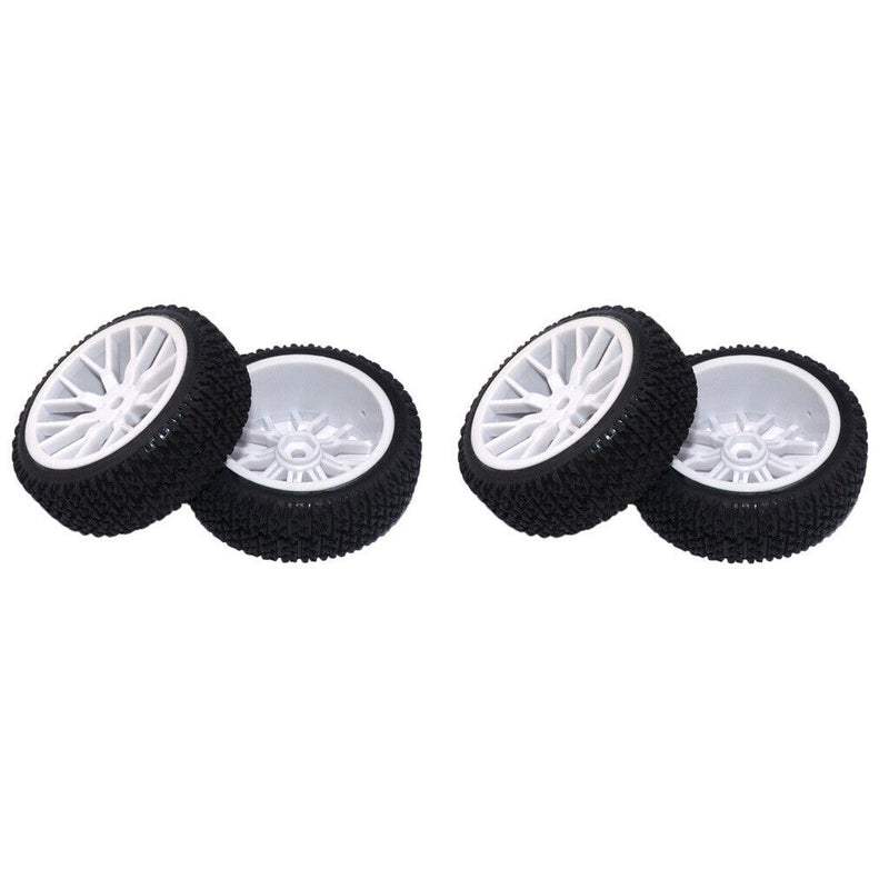 4x 1/16 Rally Tire  Car Tires Buggy Tyre Pull Rally Wheel for RC Car