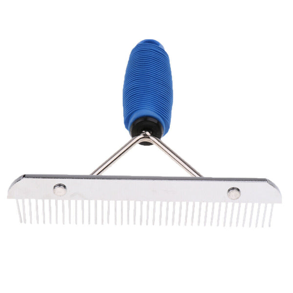 Pet Dog Cat Hair Slicker Brush Coat Dematting Rake Comb Thick Hair Knot Remove