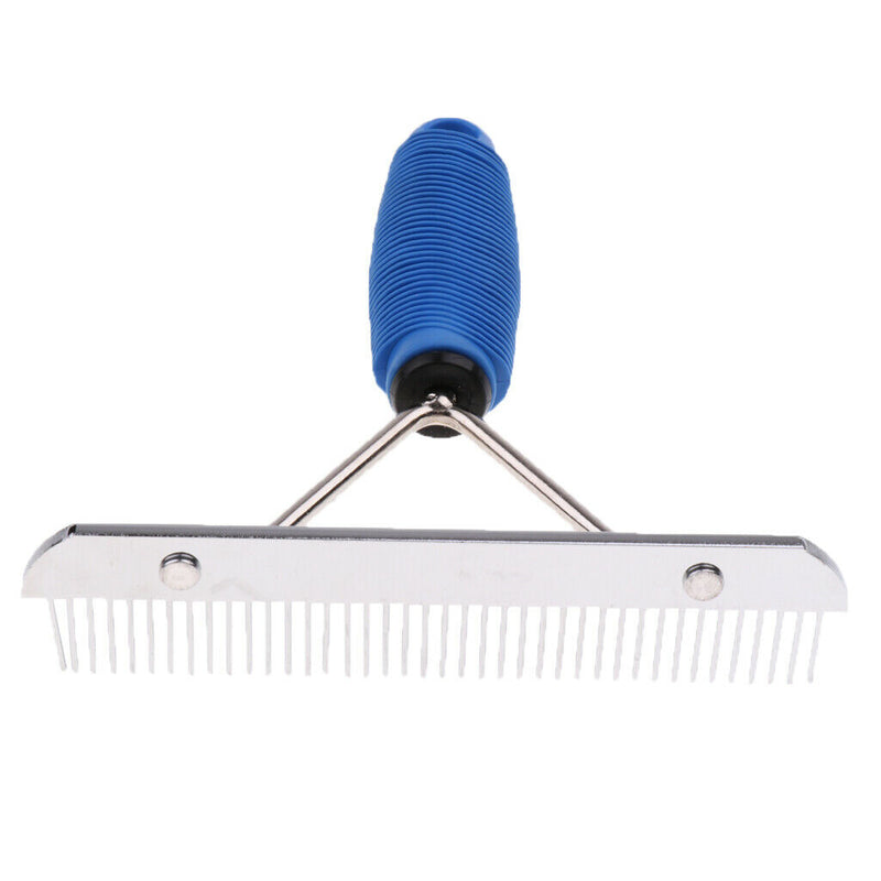 Pet Dog Cat Hair Slicker Brush Coat Dematting Rake Comb Thick Hair Knot Remove