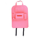 Pink Car Seat Back Bag Organizer Storage For iPad Phone Holder Multi-Pocket Felt