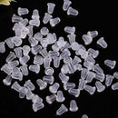 100 earrings plastic rubber plug stud stoppers findings post HOT back SALE E6X4