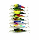 Minnow Fishing Lures 8x 0.2oz Realistic Bass Bait for Fishing