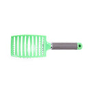 Vented Styling Hair comb Detangling Thick Hair Massage Brush Green