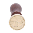 Animal Pattern DIY Retro Customs Insurance Wax Seal Stamp with Handle(F161) A