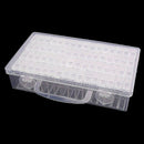 64 Lattices Adjustable Plastic Storage Box Storage Box Box For Jewelry DiamoI7V4