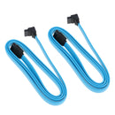 2PCS SATA 3 Cable HIGH SPEED DATA CABLE 6Gb/s HARD DISK DRIVE DATA CABLE