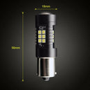 2x No Error Canbus White LED Backup Reverse Light Bulb BA15S 7506 1156 P21W