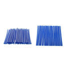 72 Packs Dirt Bike Motorcycle Wheel Rim Spoke Cover Skins Wraps Kit, Blue