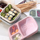 New Natural Material Lunch Bento Box Food Heated Thermos Container Kitchen