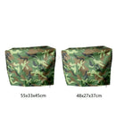 2 Pieces Camouflage Boat Motor Protector Cover
