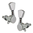 6 Pieces Sliver Acoustic Guitar Machine Heads Knobs Guitar String Tuning Peg