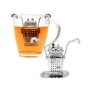 Robot Tea Loose Leaf Diffuser Infuser Strainer Herbal Spice Filter