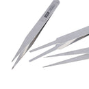 6Pcs all purpose precision tweezer set stainless steel anti static tool ki Hn