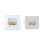 2 Sockets (female) Loudspeaker Socket Wall Mounting Box Loudspeaker Connection