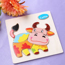 Kid Cartoon Animals Dimensional Puzzle Puzzle Force Children Jigsaw Puzzle