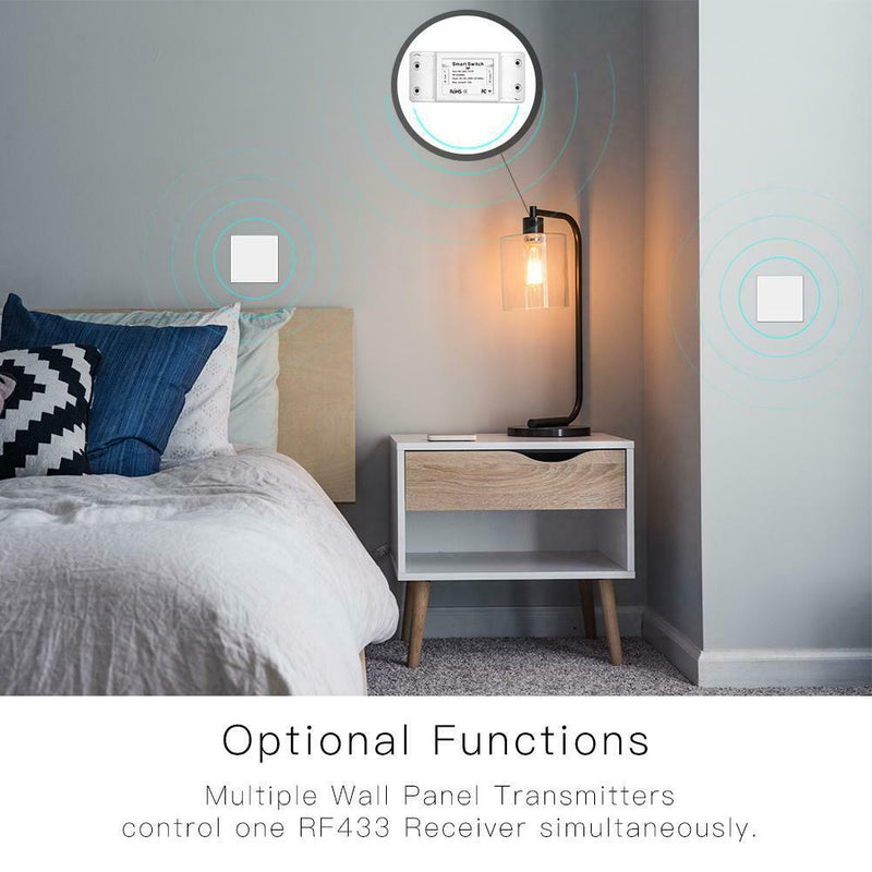 Smart Home WiFi Wireless Switch Module Mobile Remote Control Switch (RF433) A