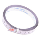 2Pcs/Set Durable Miter Saw Track Tape Measure Backing Metric Steel Ruler 300cm,