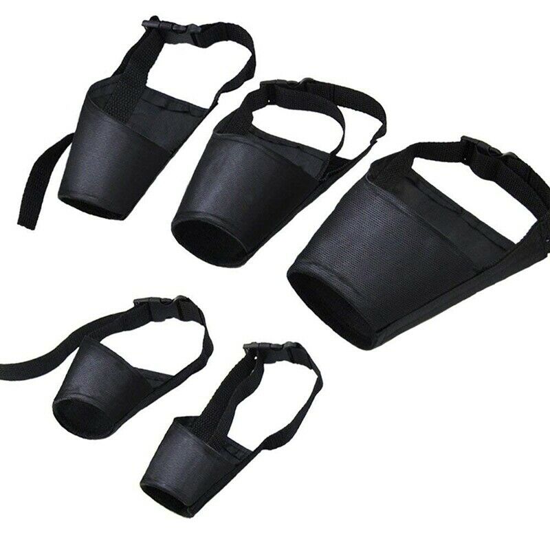 Dog Muzzles Suit,5PCS Adjustable Dog Mouth Cover Anti-biting Barking Muzzle T3W3