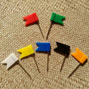160 Pieces Push Pins Map Flag Push Tacks, Assorted 7 Colors E4C8