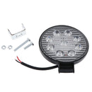 1x 27W Round Spot Work Light Bar Fog Driving Lamp Truck Tractor SUV 9 LED FT