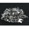 Pack of 100 Metal ID Card Name Tag Badge Holder Clips, with Clear PVC Strap,