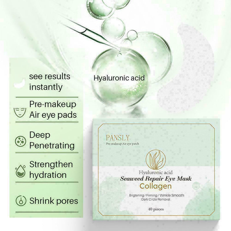 40Pcs/Set Eye Moisturizing Whiten Sleep Eye Masks Firming Eye Patch W8 W6C3