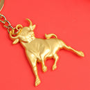 2021 Chinese Ox Year Lucky Pendant Keychain Propitious Gifts Hanging Trinket_kz