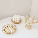 Handwoven Round Natural Rattan Coaster Handmade Insulation Placemat Table Pad