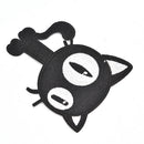 black cat diy badges patch embroidered applique sewing patches clothessticker JR
