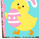 Easter Rabbit Egg Wood Hanging Plaque Ornament Festival Decoration Pendant
