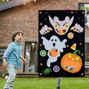 With Hanging Banner For Kids Halloween Bean Bag Set Toss Game Decoration B7R6