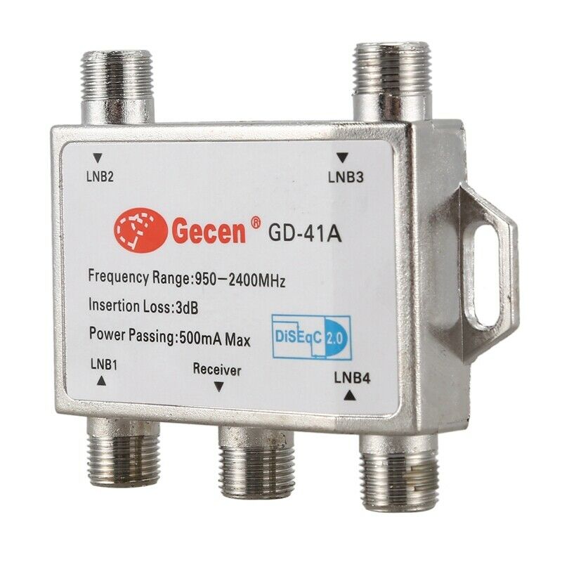 950-2400MHz 4 FTA TV LNB Satellite Control DISEQC Switch Q3S9