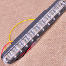 2x 12V 30 LED Car Daytime Running Light Driving Lamp Turn Signal Fog Light Strip