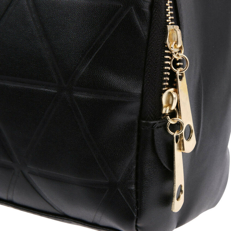 Handbag Chain Shoulder Lady Messenger Bag Candy Color Crossbody(Black)